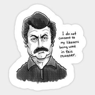 Ron Swanson Sticker